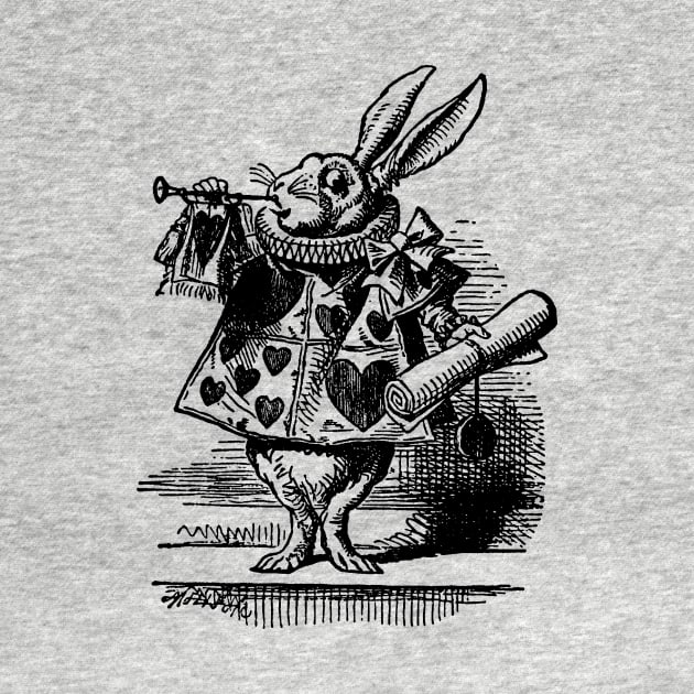 The White Rabbit, Alice in Wonderland by MasterpieceCafe